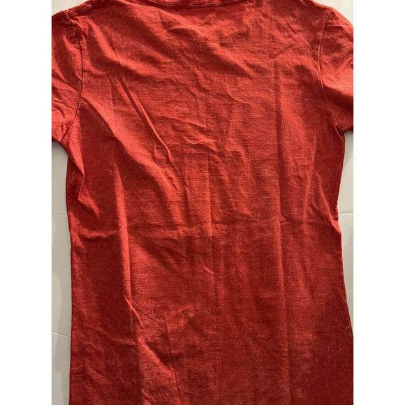 M&M's T-Shirt Women's Size M Red Cotton Printed Crewneck Short Sleeve Pullover - Picture 3 of 5